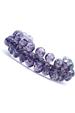 Faceted purple crystal cuff