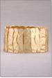 Gold Hammered Bracelet