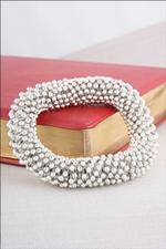 Silver Bead Bracelet