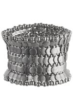 Silver Coin Cuff