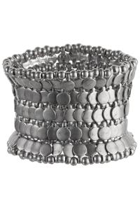 Silver Coin Cuff