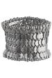Silver Coin Cuff