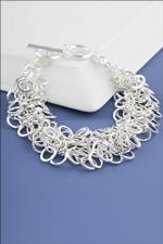 Silver Rings Bracelet