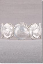 Silver Shell Bracelet