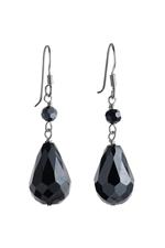 Black Crystal Earrings