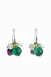 Gemstone Cluster Earrings