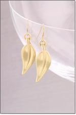 Gold Leaf Earrings