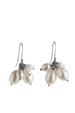 Seed-Pearl Cluster Earrings