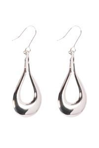 Silver Tear-Drop Earrings