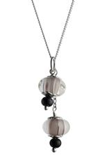 Black/Grey Bead Necklace