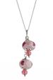 Pink Heart Bead Necklace