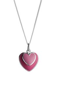 Pink Hearts Necklace
