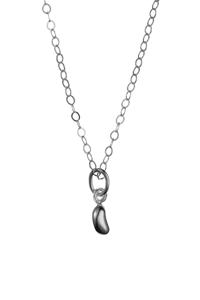 Silver Jellybean Necklace