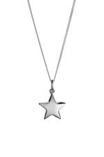 Girls Silver Star Necklace