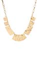 Gold Hammered Necklace