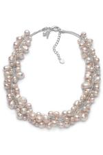 Pearl choker necklace