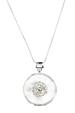 Silver Anenome Necklace