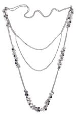 Silver coin necklace