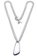 Triple strand loop necklace