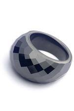 Black CZ ring