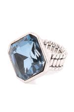 Blue Crystal Ring