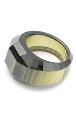 Green Cubic Zirconia Deco Ring