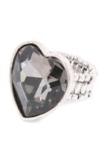 Heart Crystal Ring