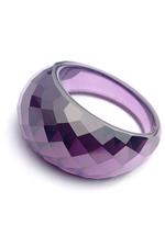Purple CZ ring