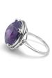 Silver Amethyst Cocktail Ring