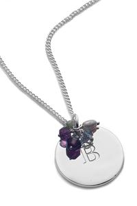 Baronessa Signature Gemstone Pendant Necklace - As seen in YOU Magazine