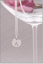 Double-strand Signature Pendant Clear CZ Heart Necklace