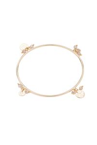 Gold Charm Bangle