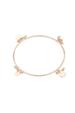 Gold Charm Bangle