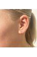 Petite Sterling Silver Bead Pull Through Earrings