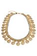 Gold Coin Statement Necklace