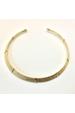 Gold Plated Open Choker Necklace