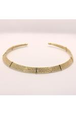 Gold Plated Open Choker Necklace