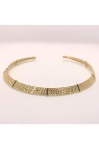 Gold Plated Open Choker Necklace