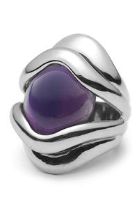 Silver Amethyst Dress Ring